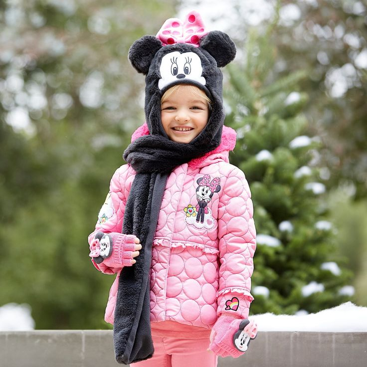 Introducing The Disney Girls Minnie Mouse Varsity Jacket