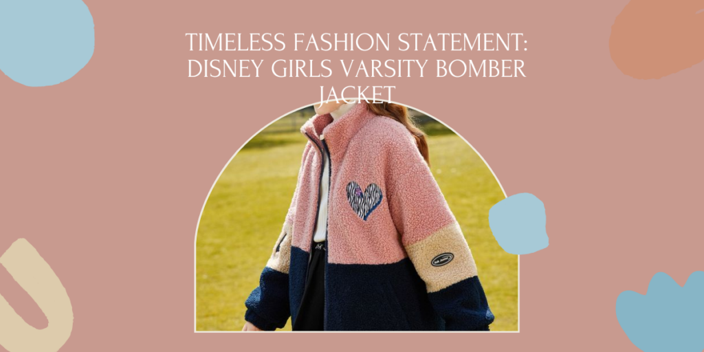 Timeless Fashion Statement Disney Girls Varsity Bomber Jacket