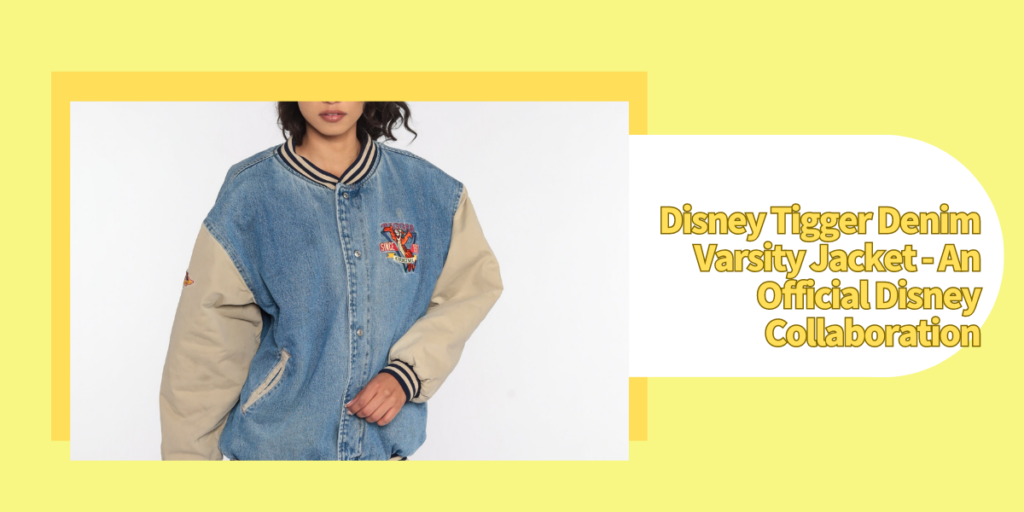 Disney Tigger Denim Varsity Jacket - An Official Disney Collaboration