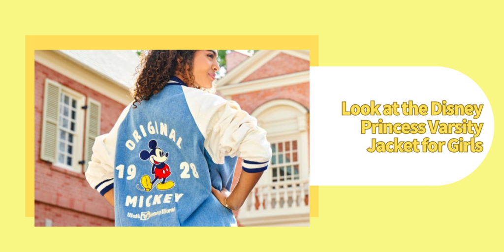 Look at the Disney Princess Varsity Jacket for Girls