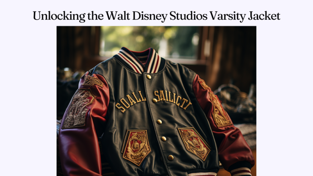 Unlocking the Walt Disney Studios Varsity Jacket