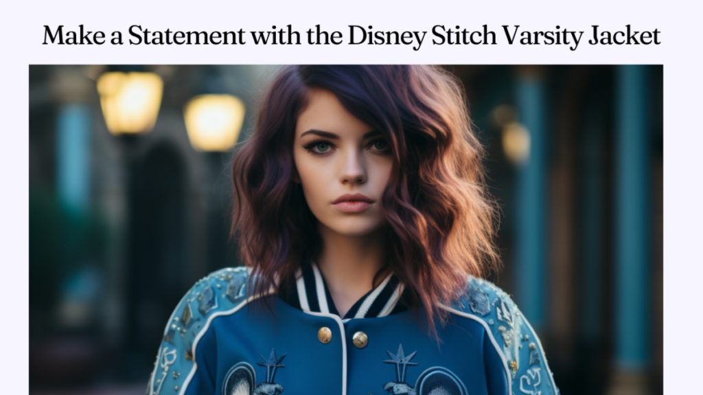 Make a Statement with the Disney Stitch Varsity Jacket