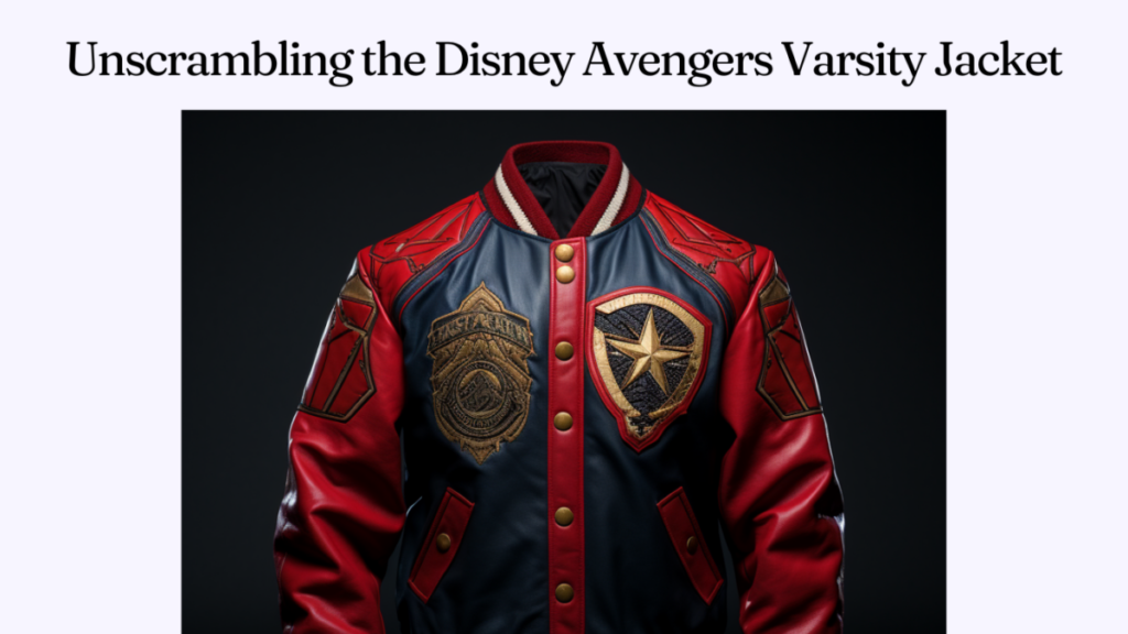 Unscrambling the Disney Avengers Varsity Jacket